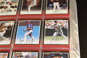lot 272 image: 2002 Bowman Baseball Complete Set In BinderPages