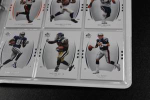 lot 279 image: 2007 SP Authentic Fooball Complete Set In BinderPages  100 Card Set