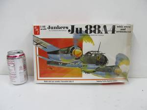 Vintage AMT Junkers Ju 88A-4 w Crew &amp Armament Kit
