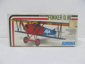 Vintage Aurora German Fokker D.VII
