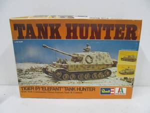 Larger Revell TANK HUNTER Tiger (P) Elefant Tank