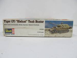 Larger Revell TANK HUNTER Tiger (P) Elefant Tank