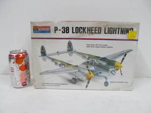 Vintage Monogram P-38 Lockheed Lightning