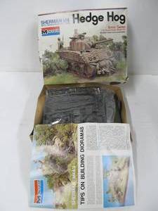 Vintage Monogram Armor Series Sherman M4 Hedge Hog&nbsp