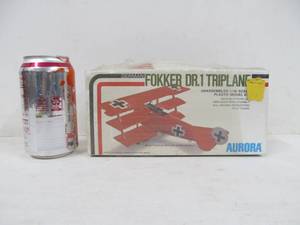 Vintage Aurora German Fokker Dr.1 Triplane