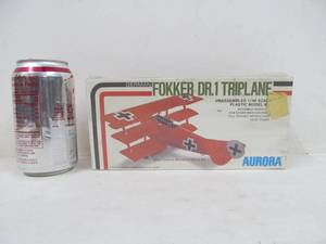 Vintage Aurora German Fokker DR.1 Triplane