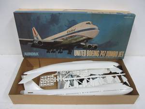 Vintage Aurora United Boeing 747 Jumbo Jet