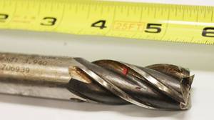 Double End 34 Square End Mill 34 Inch Shank