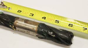 Double End 1 Square End Mill 1 Inch Shank, 6 12 Inch Long
