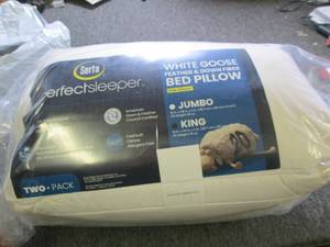 Serta White Goose Feather And Down ...
