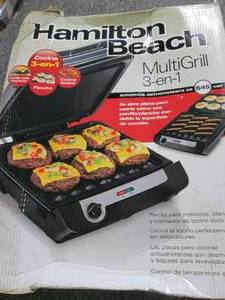 Hamilton Beach 3-in-1 MultiGrill In...