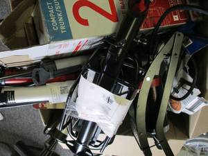 box of bike pumps and carrier ...