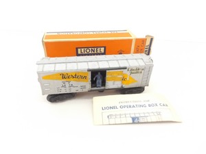 1950s Lionel #3474 Western Pacific Box Car in Original Box