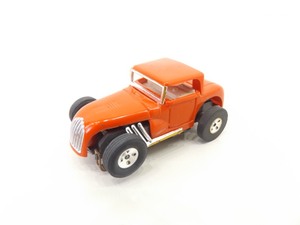 Vintage HO Aurora AFX Thunderjet Red Coupe #1366 Slot Car