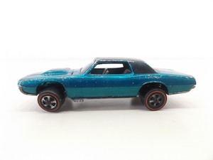 Authentic Original USA Made Hot Wheels Redline Spectraflame Aqua Custom T-Bird
