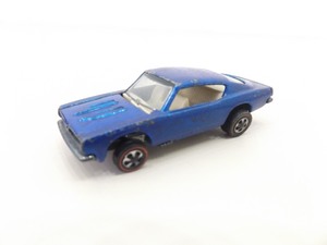 Authentic Original USA Made Hot Wheels Redline Spectraflame Blue Custom Barracuda