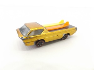 Authentic Original USA Made Hot Wheels Redline Spectraflame Yellow Deora