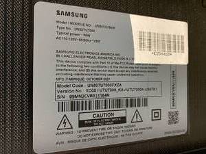 UN50TU7000F Samsung - 50 Class 7 Series LED 4K UHD Smart Tizen TV