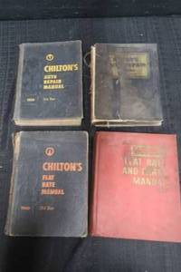 OLDER 1960S AUTO REPAIR MANUALS