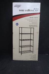 BLACK WIRE SHELVING KIT PART1