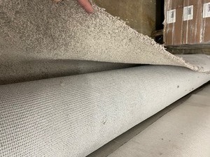 165 SF Carpet Remnant plush polyester 12 x 13 9