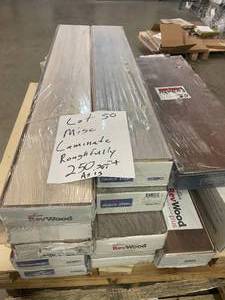 250 SF of Misc. Laminate products all colors and sizes