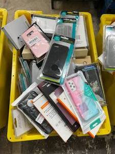 lot 25 image: LARGE ASSORTMENT PHONE CASES AND MORE