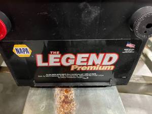 lot 44 image: NAPA THE LEGEND PREMIUM BATTERY