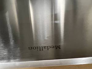 lot 58 image: NEW, MEDALLION STAINLESS SINK