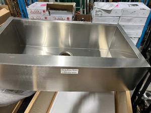 lot 59 image: NEW, MEDALLION STAINLESS SINK