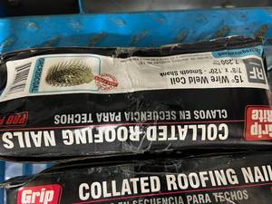 lot 69 image: GRIP RITE ROOFING NAILS