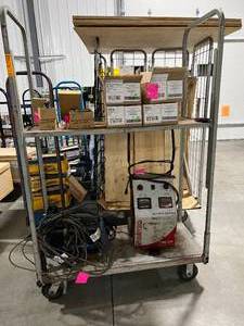 lot 91 image: ROLLING CART