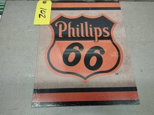 Phillips 66 Sign, 12.5x16...