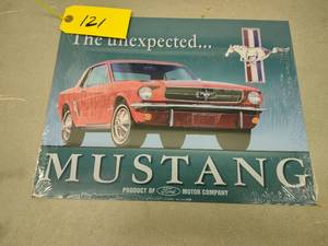 Mustang Sign, 16x12.5...