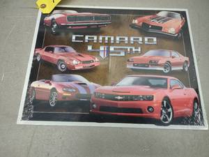 Camaro Sign, 16x12.5...