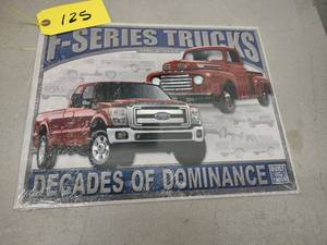 Ford F-Series Trucks Sign, 16x12.5...