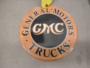 GMC Trucks Sign, 12...