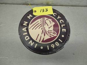 Indian Motorcycle Sign, 12...