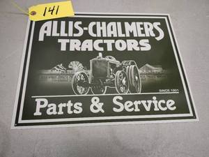 Allis-Chalmers Sign, 16x12.5...