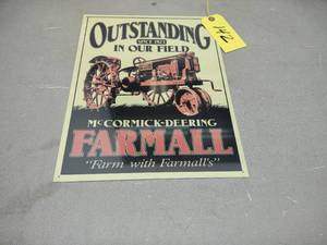 Farmall Sign, 12.5x16...