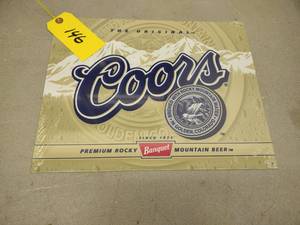 Coors Sign, 16x12.5...