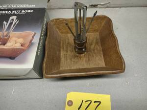 Wooden Nut Bowl
