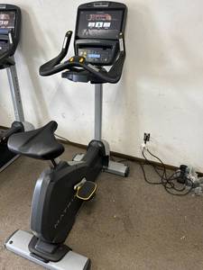 Matrix Upright bike with touch screen