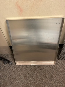 Expanded Metal, Plexiglass, and Stainless Steel