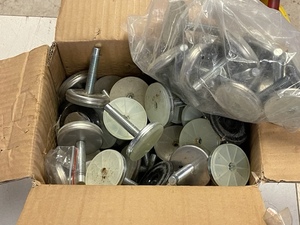 Lot of Leg Leveler Screw in Pads