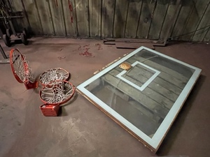 Basketball Backboard and Hoops
