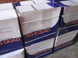 (UD1) 4 Boxes of RG-6 Quad BC 3.0GH...