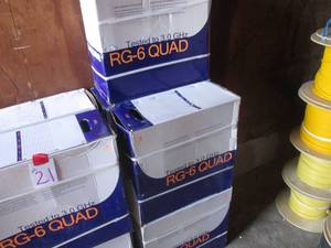 (UD1) 5 Boxes of RG-6 Quad BC 3.0GH...