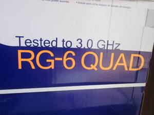(UD1) 5 Boxes of RG-6 Quad BC 3.0GH...