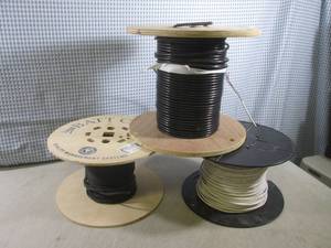 (F-1) 3 Partial Rolls of Wire and C...